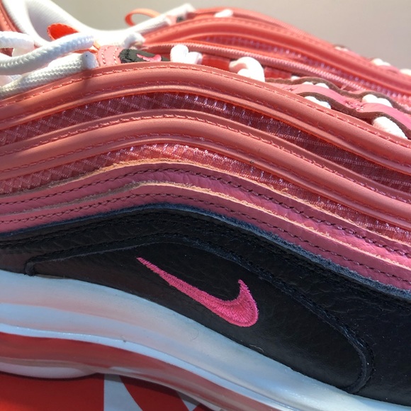 Nike Air Max 97 Pink Glaze Black Size 11 Women’s 9.5 Mens New - Picture 4 of 12